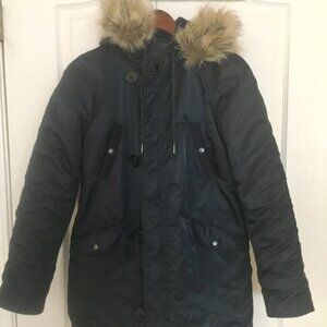 J. Crew navy parka